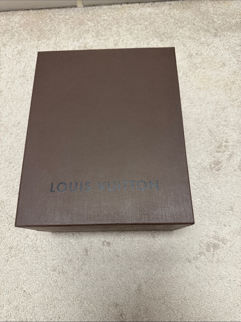 Louis Vuitton Brown Logo Gift Box